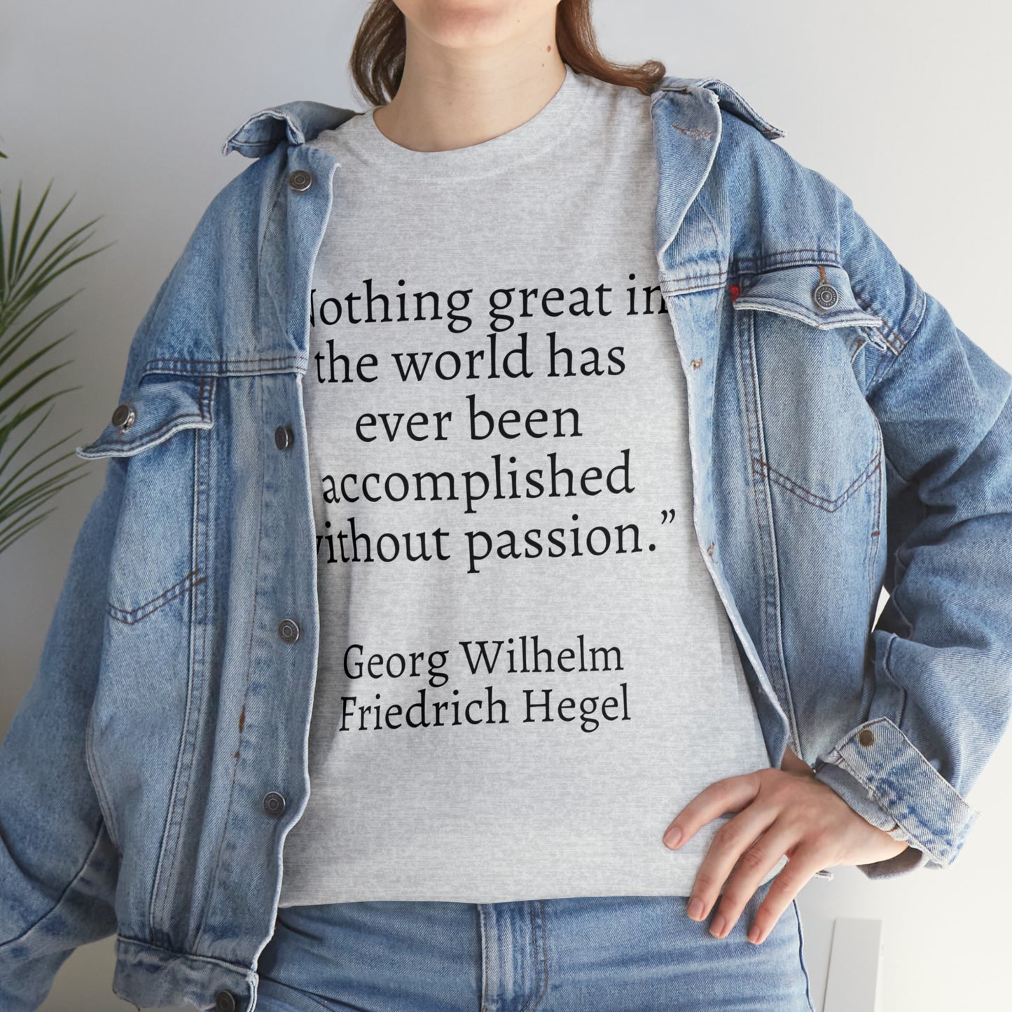 Unisex Heavy Cotton Tee Quotes Georg Wilhelm