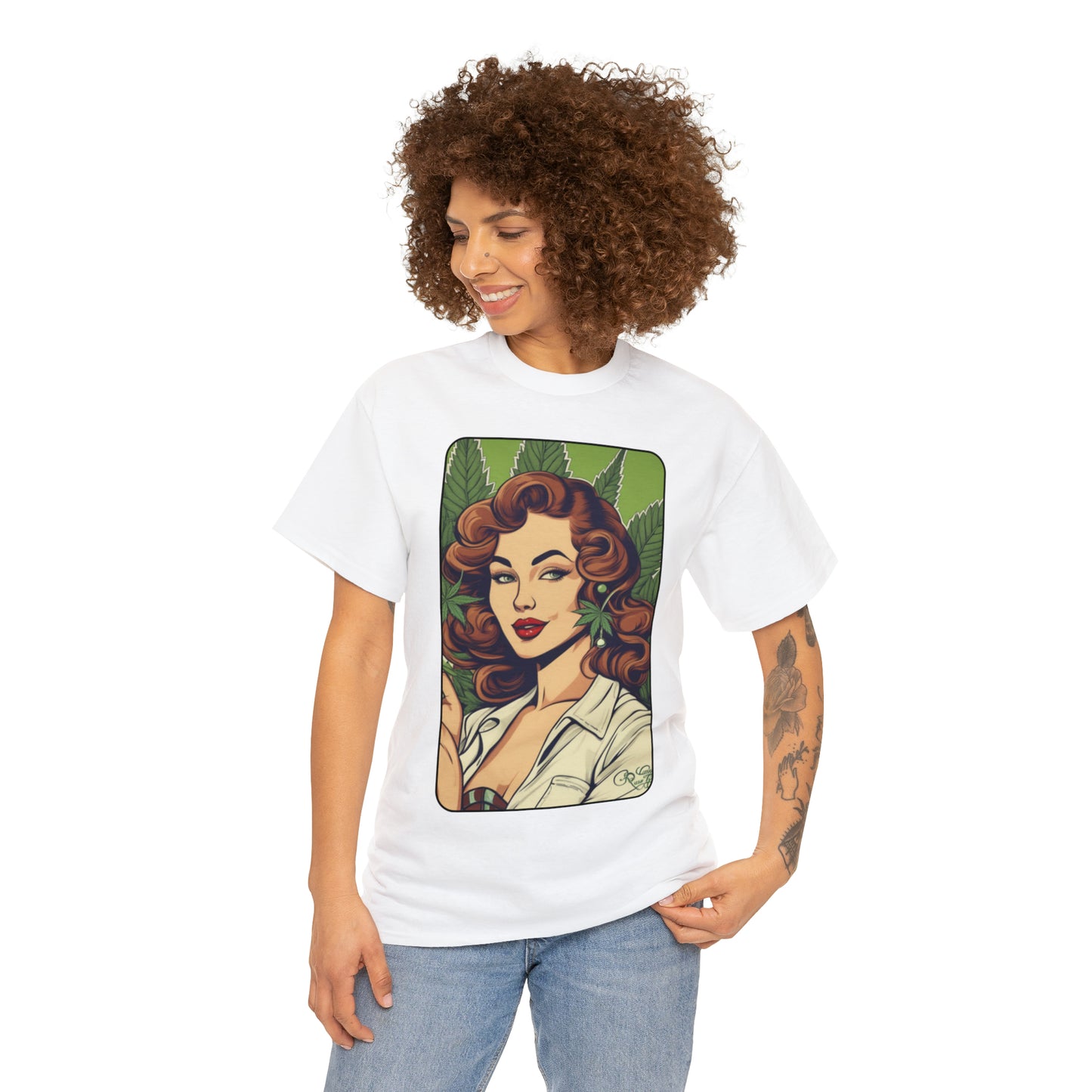 Unisex Heavy Cotton Tee Cannabis Enthusiast No. 10
