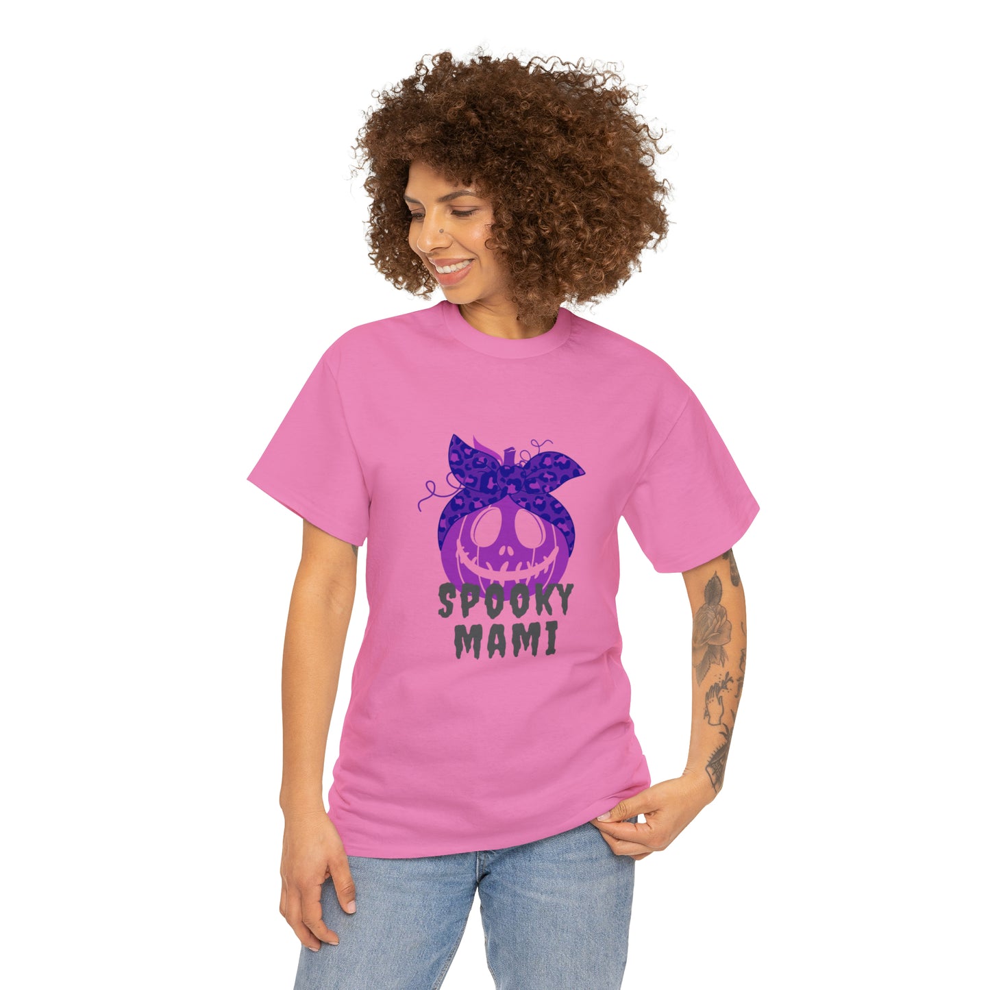 Spooky Mami Tee Tshirt Pumpking
