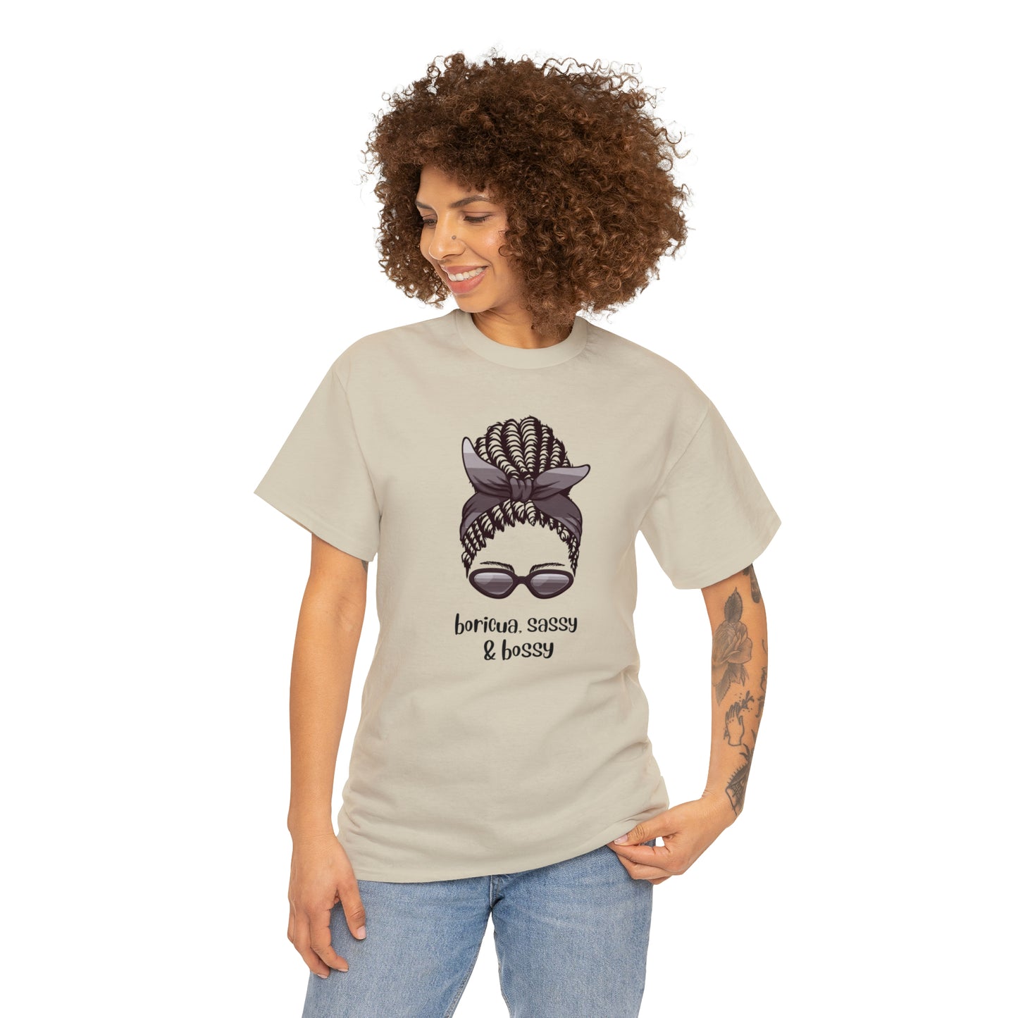 Boricua, Sassy & Bossy Tshirt Graphic Tee