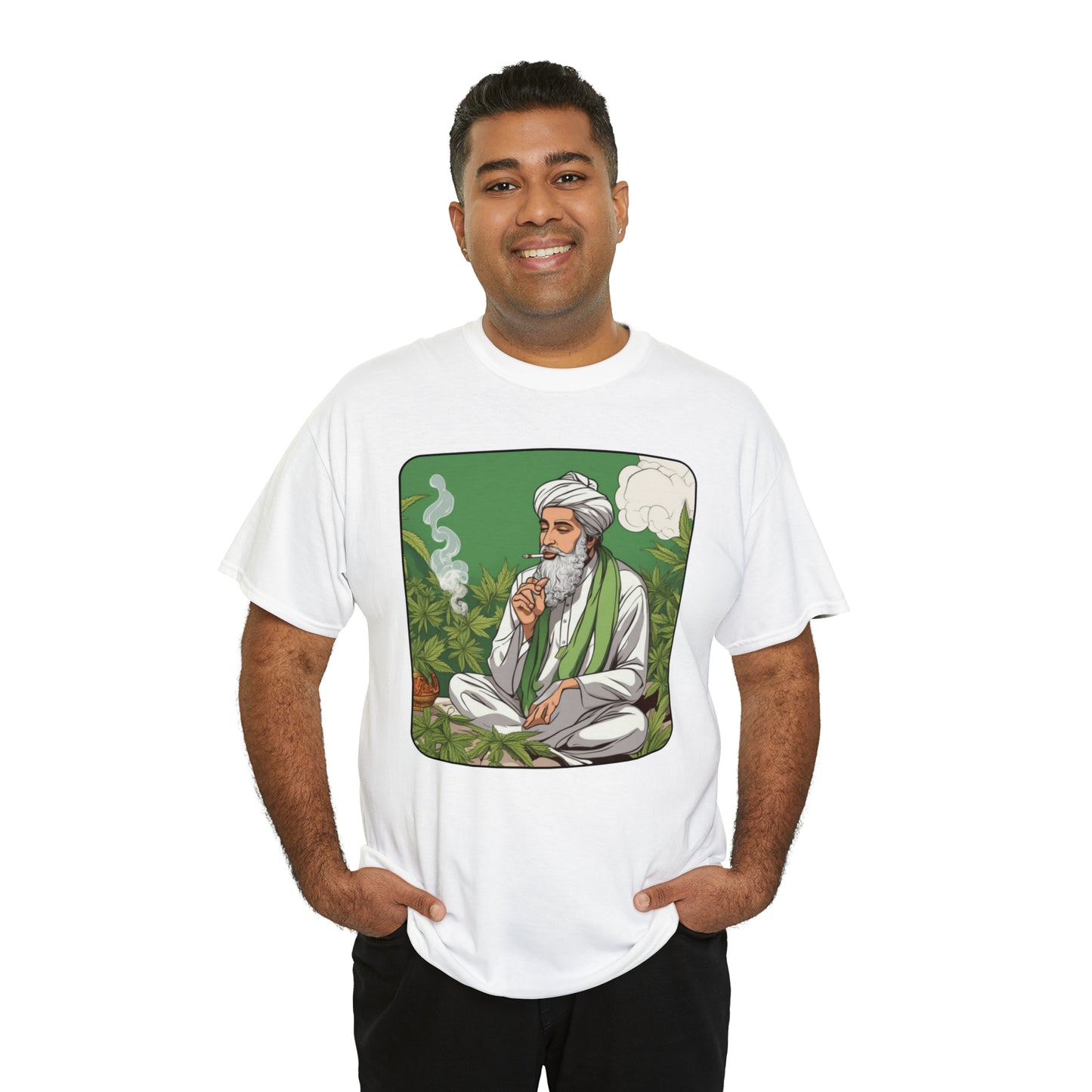 Unisex Heavy Cotton Tee Cannabis Enthusiast No.5