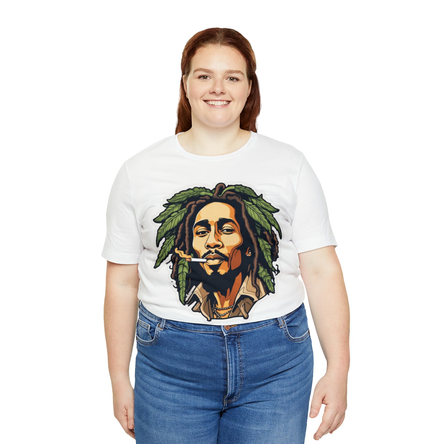Unisex Jersey Short Sleeve Tee rasta bob cannabis enthusiast