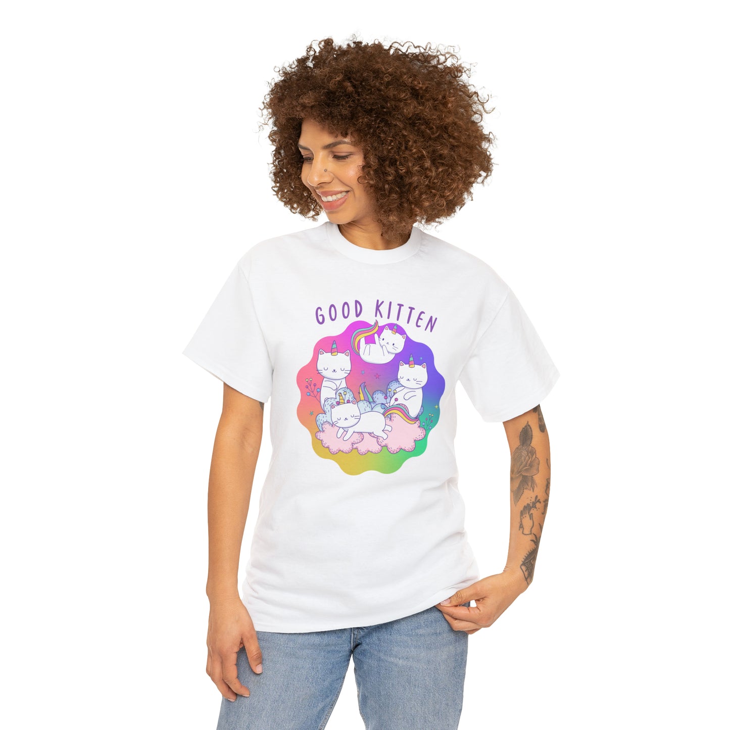 Good Kitten Graphic Tshirt Unisex Heavy Cotton Tee