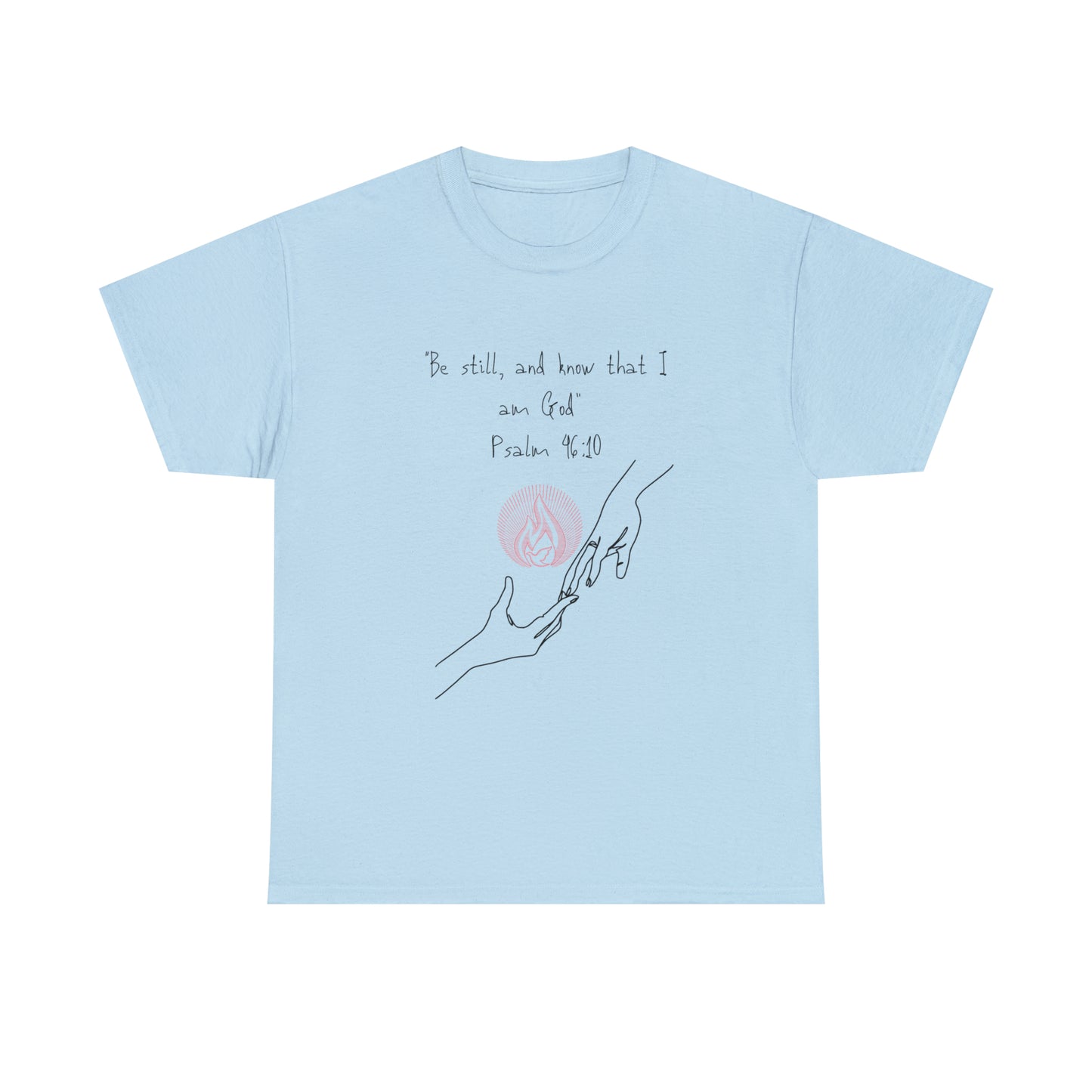 Psalm 46:10 Graphic Tshirt Unisex Heavy Cotton Tee