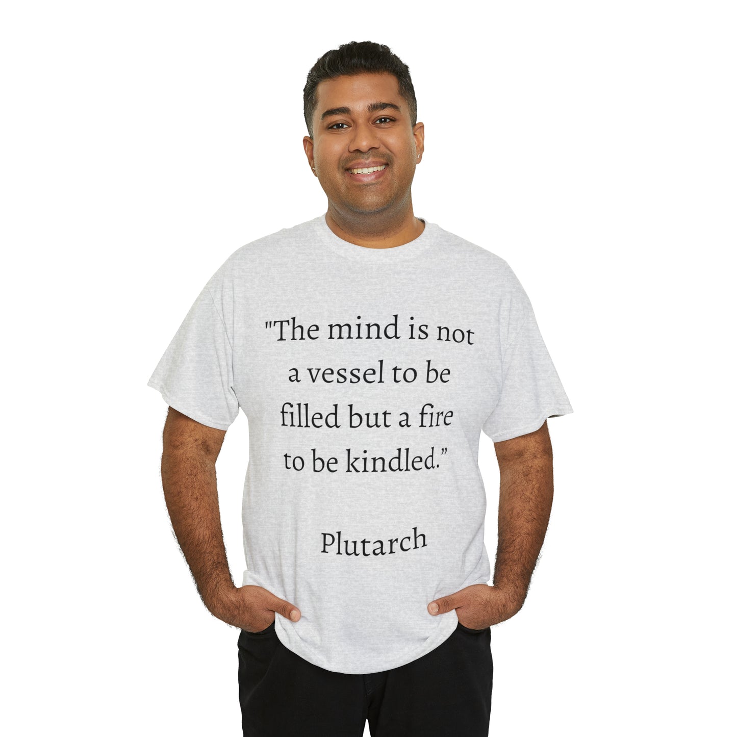 Unisex Heavy Cotton Tee Quotes Plutarch