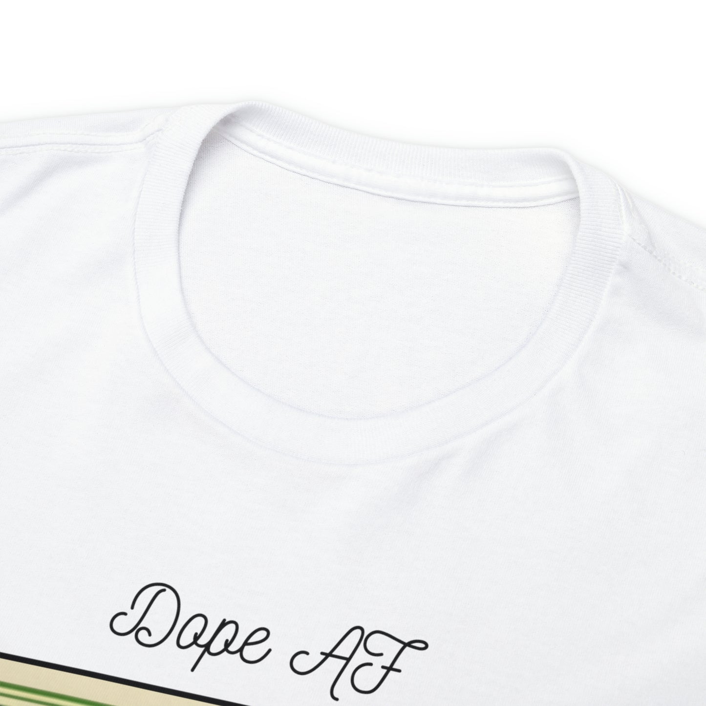 Unisex Heavy Cotton Tee Cannabis Enthusiast Series Dope AF