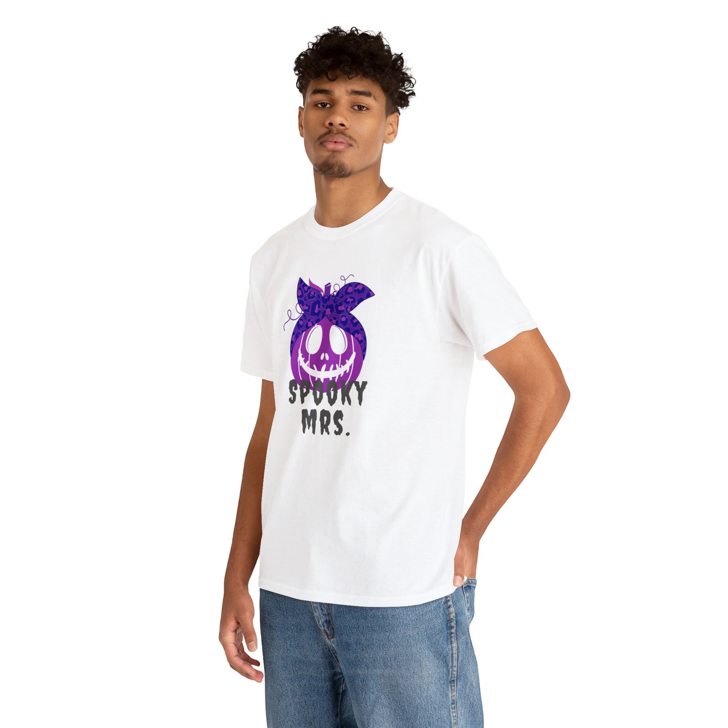 Spooky Mrs. Halloween Pumpkin Tshirt