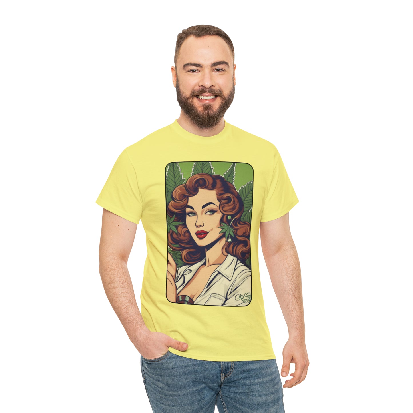 Unisex Heavy Cotton Tee Cannabis Enthusiast No. 10