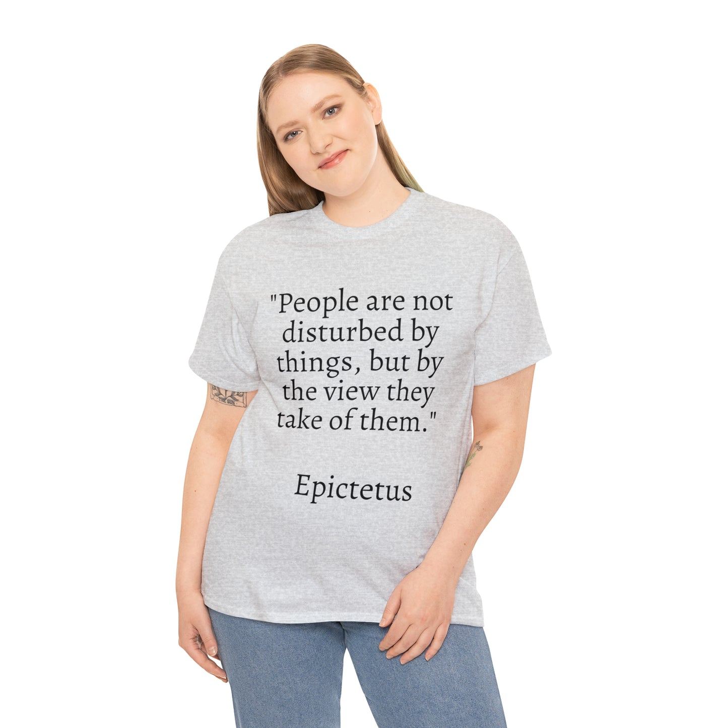 Unisex Heavy Cotton Tee Quotes Epictetus