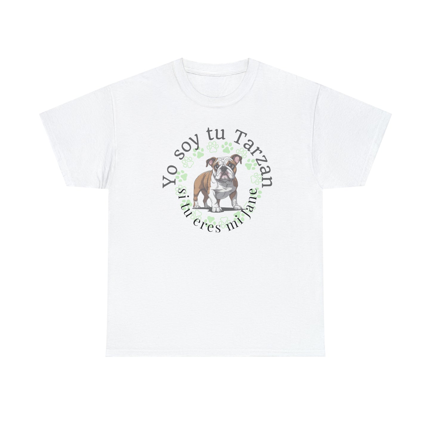 Bulldog Tarzan Colegial Unisex Heavy Cotton Tee