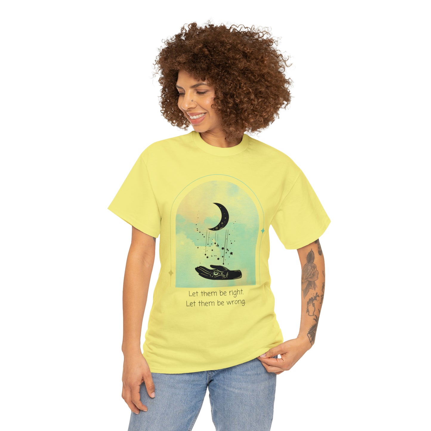 Let Them Graphic Tshirt Unisex Heavy Cotton Tee