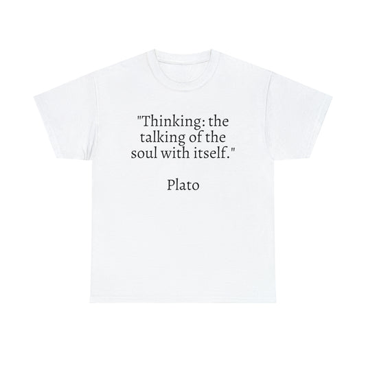 Unisex Heavy Cotton Tee Quotes Plato