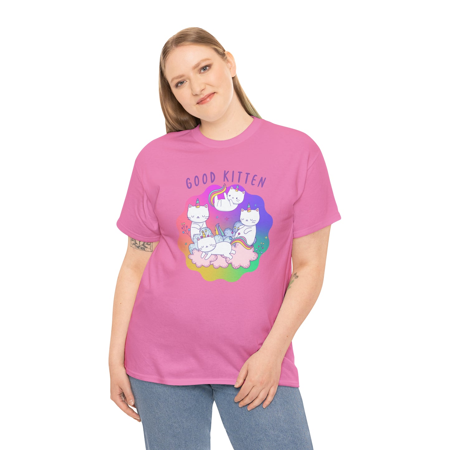 Good Kitten Graphic Tshirt Unisex Heavy Cotton Tee