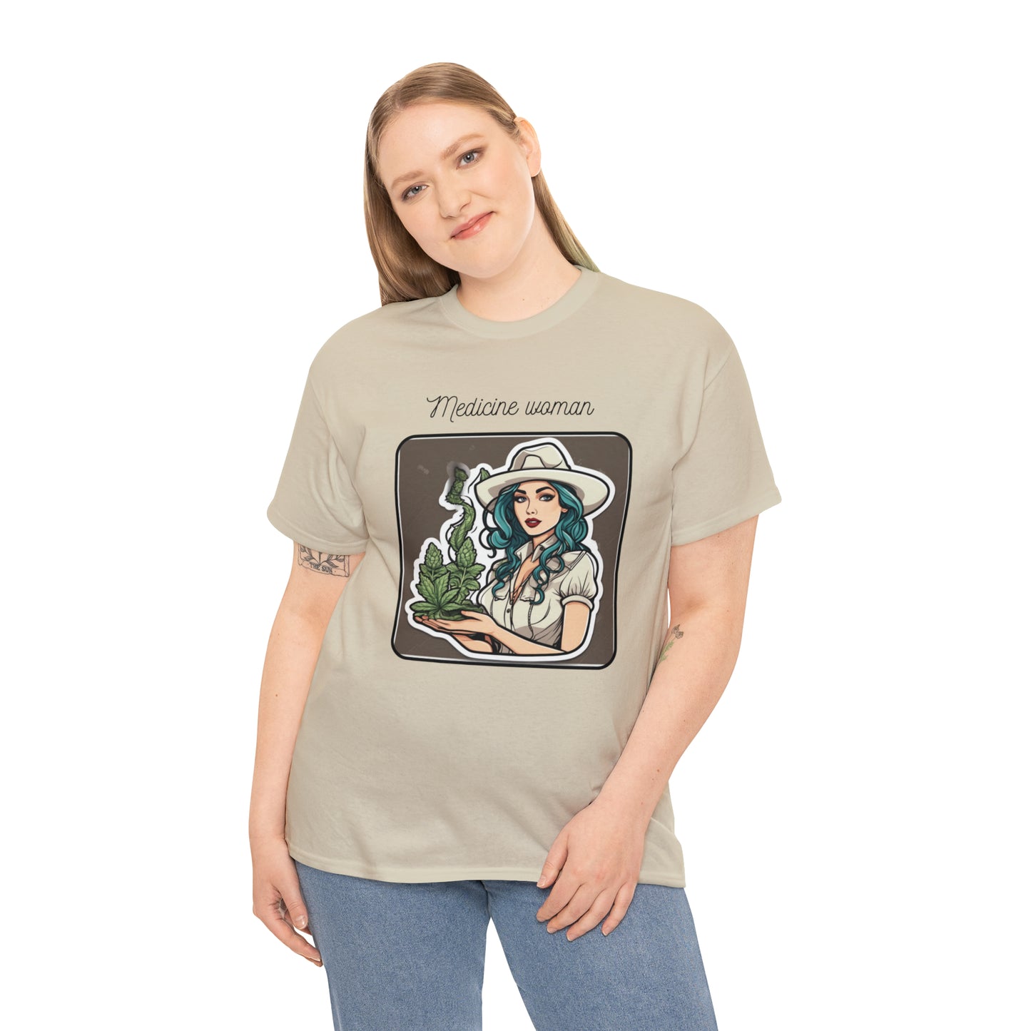 Unisex Heavy Cotton Tee Cannabis Enthusiast Series Dope AF