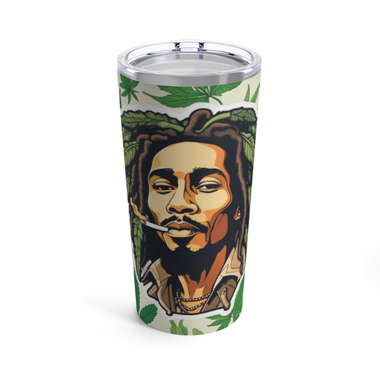 Tumbler 20oz rasta bob cannabis enthusiast