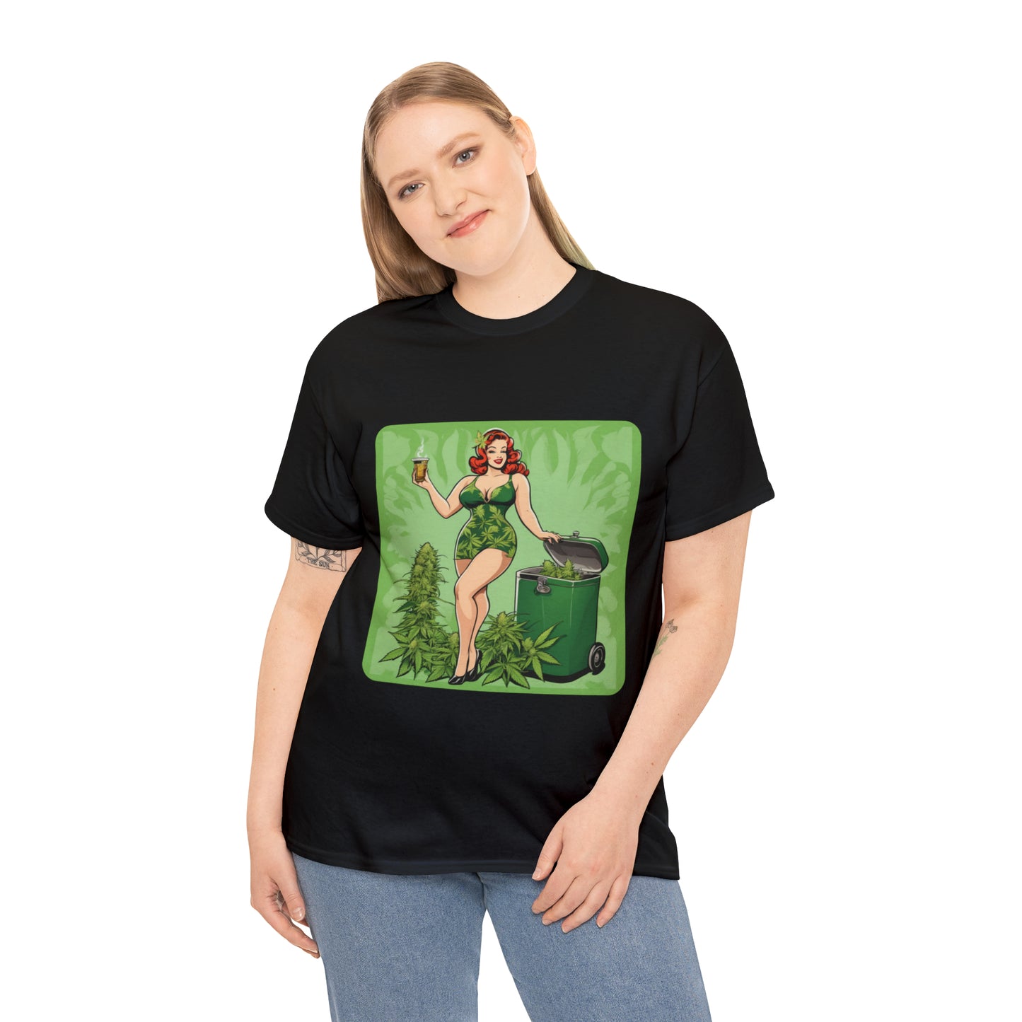Unisex Heavy Cotton Tee Cannabis Enthusiast No. 12