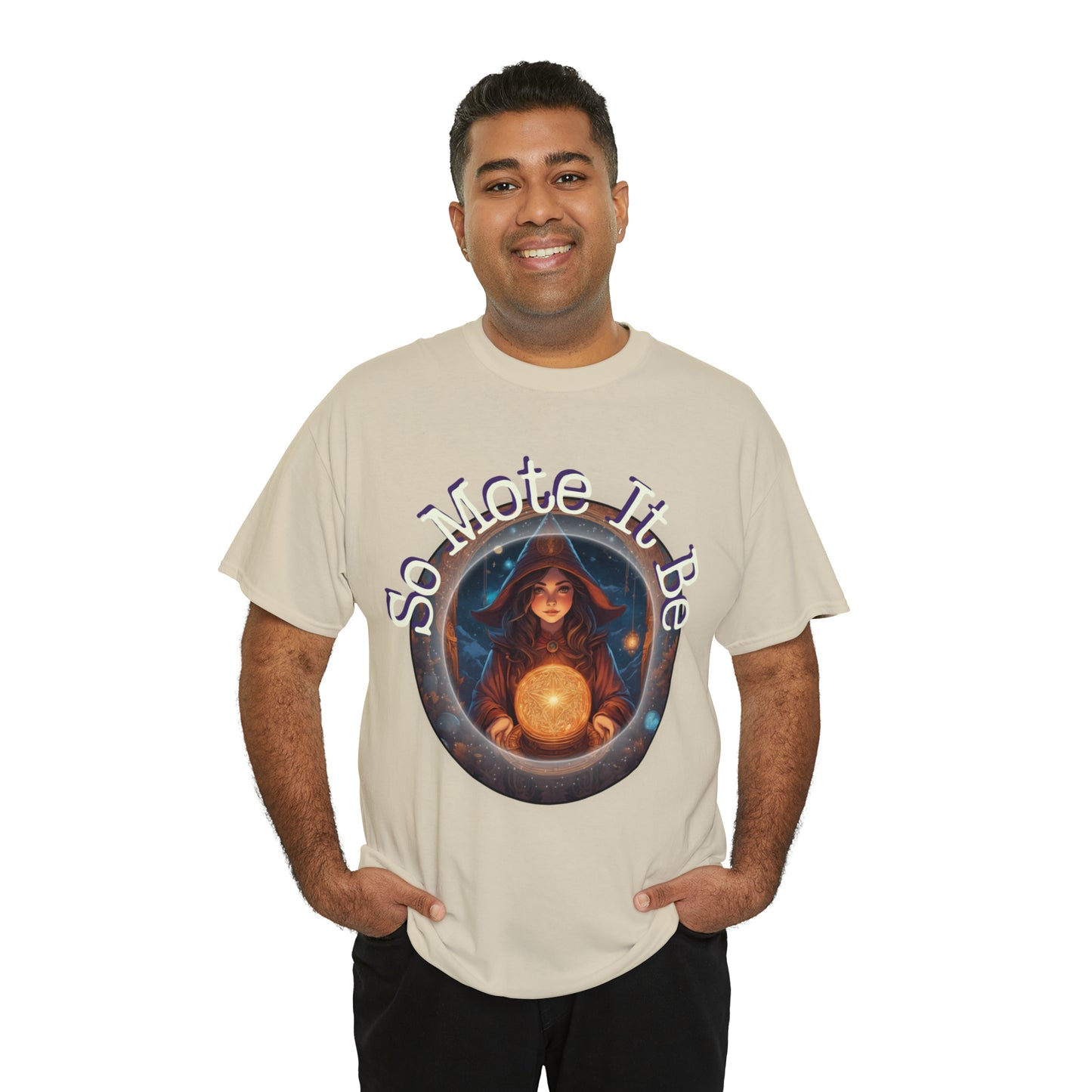 Unisex Heavy Cotton Tee So Mote It Be