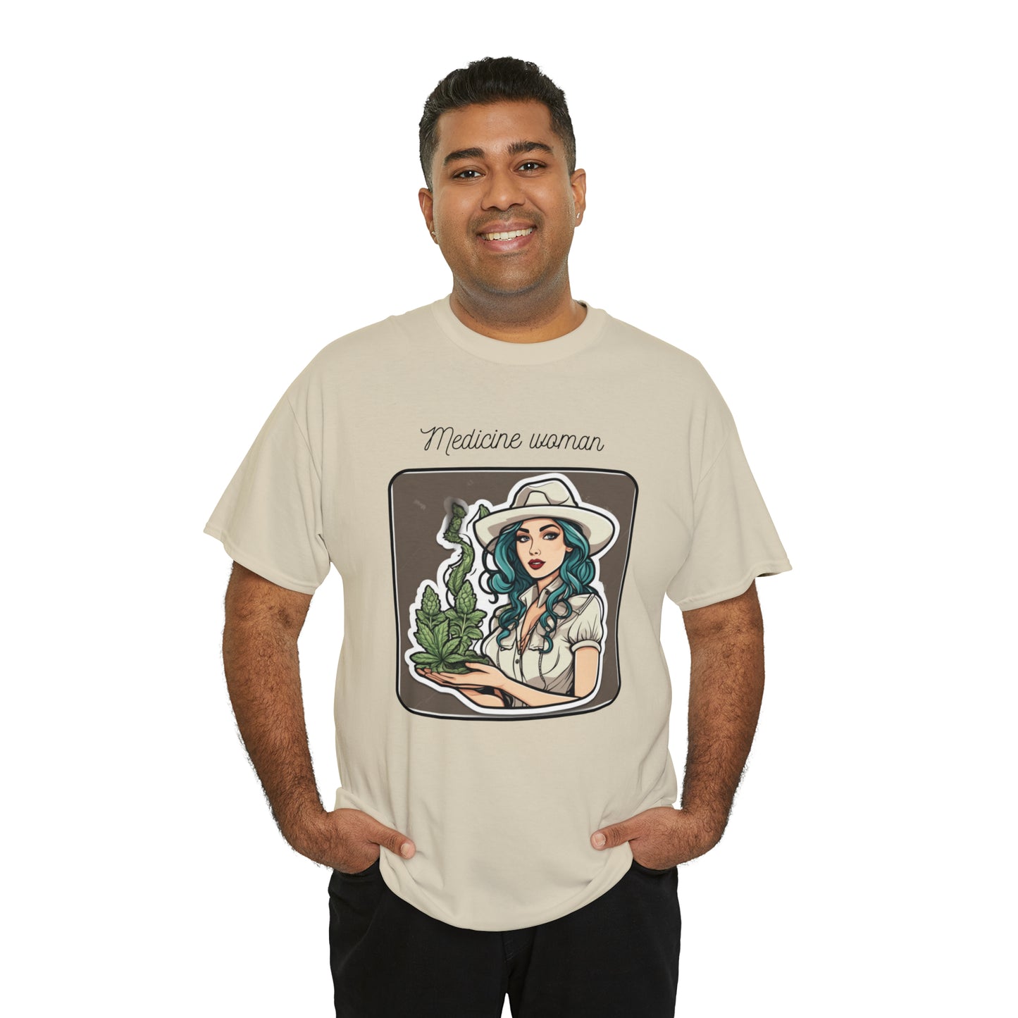 Unisex Heavy Cotton Tee Cannabis Enthusiast Series Dope AF