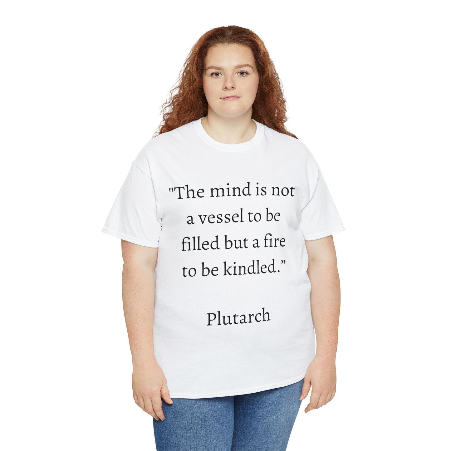 Unisex Heavy Cotton Tee Quotes Plutarch