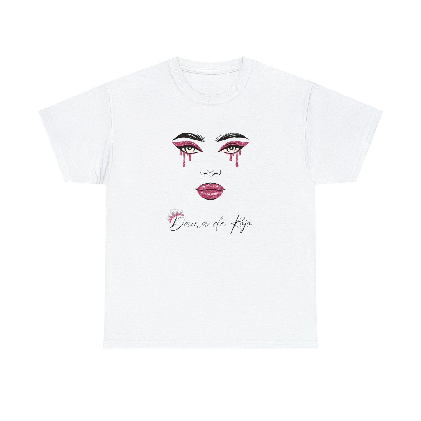 Dama de Rojo Graphic Tshirt Unisex Heavy Cotton Tee