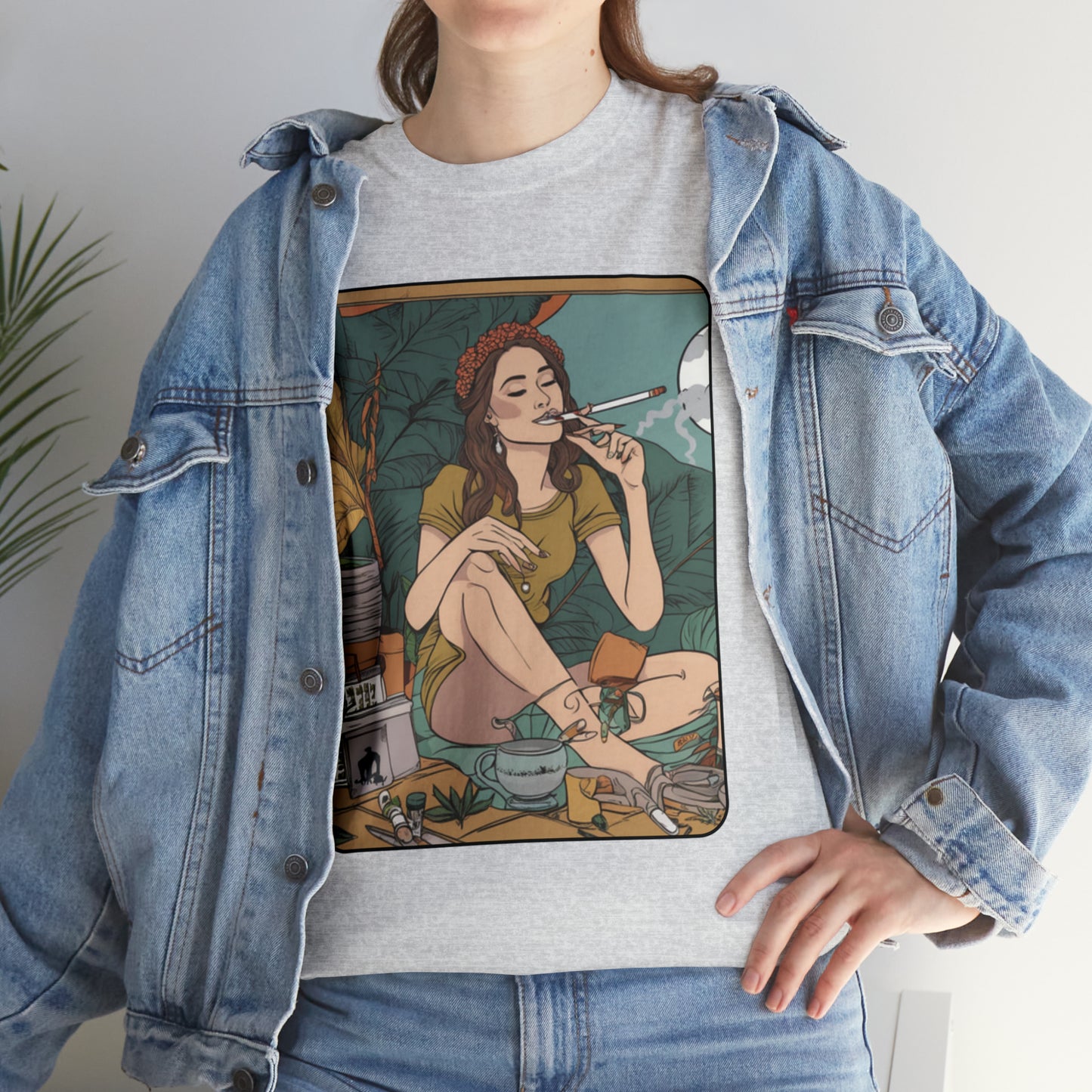 Unisex Heavy Cotton Tee Cannabis Enthusiast Series No. 2