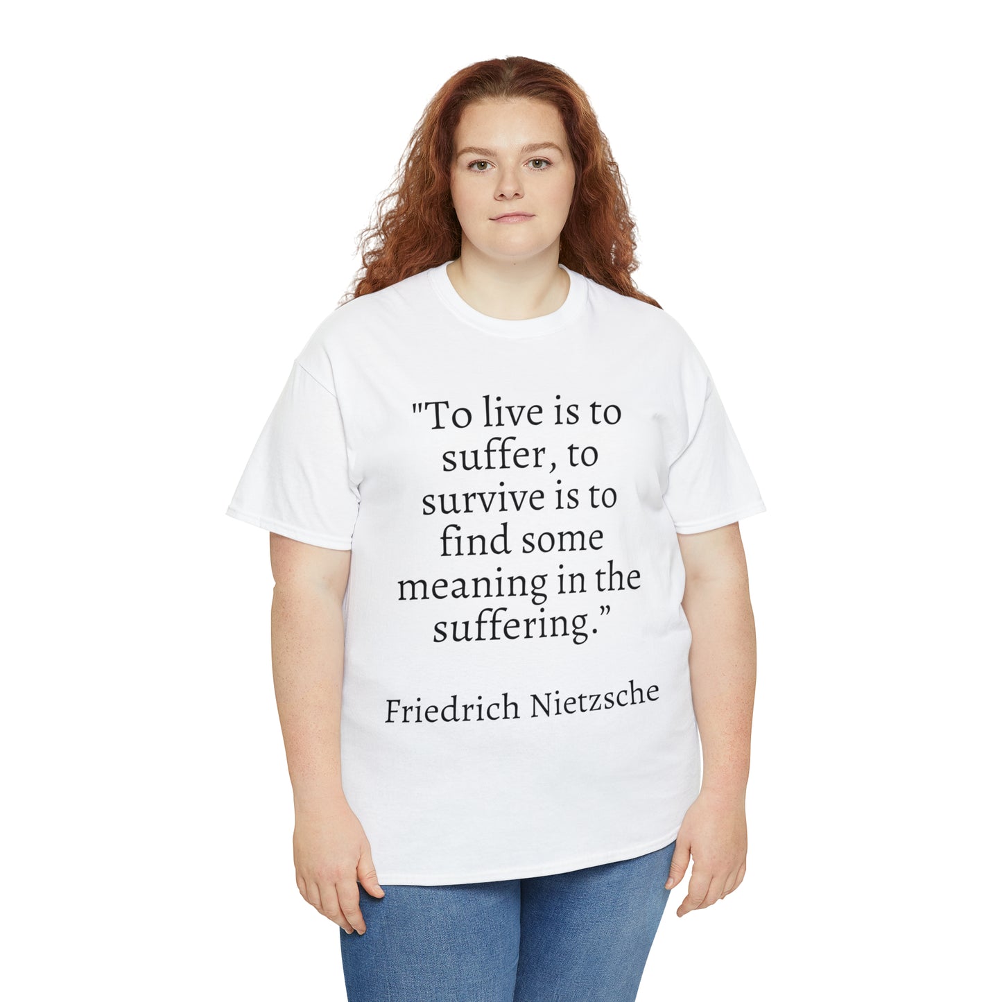 Unisex Heavy Cotton Tee Quotes Series No.1