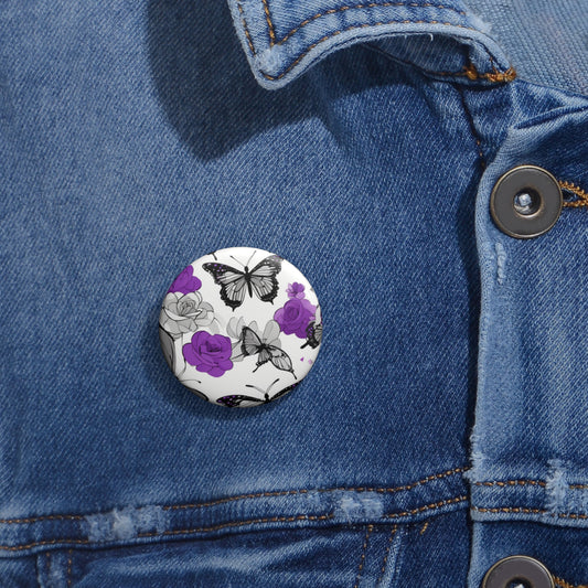Custom Pin Buttons Discreet PRIDE