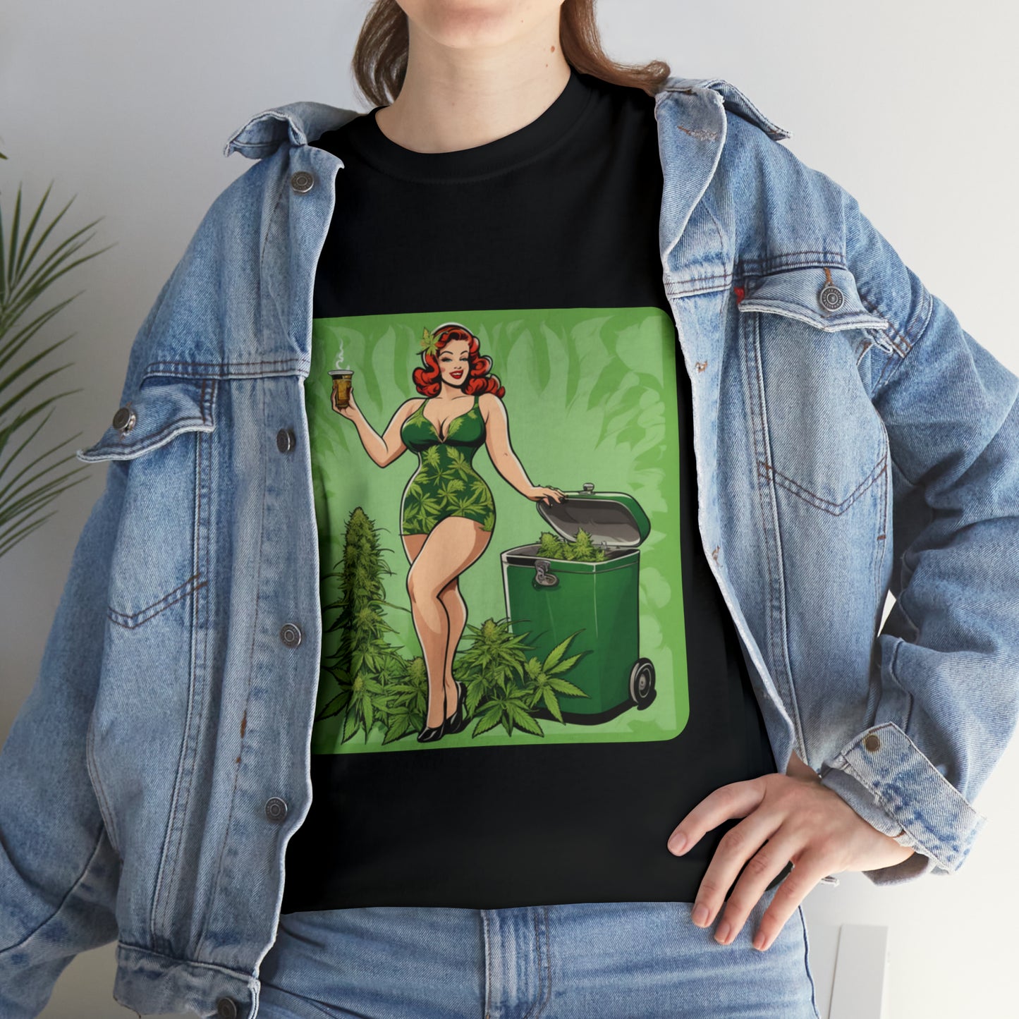 Unisex Heavy Cotton Tee Cannabis Enthusiast No. 12