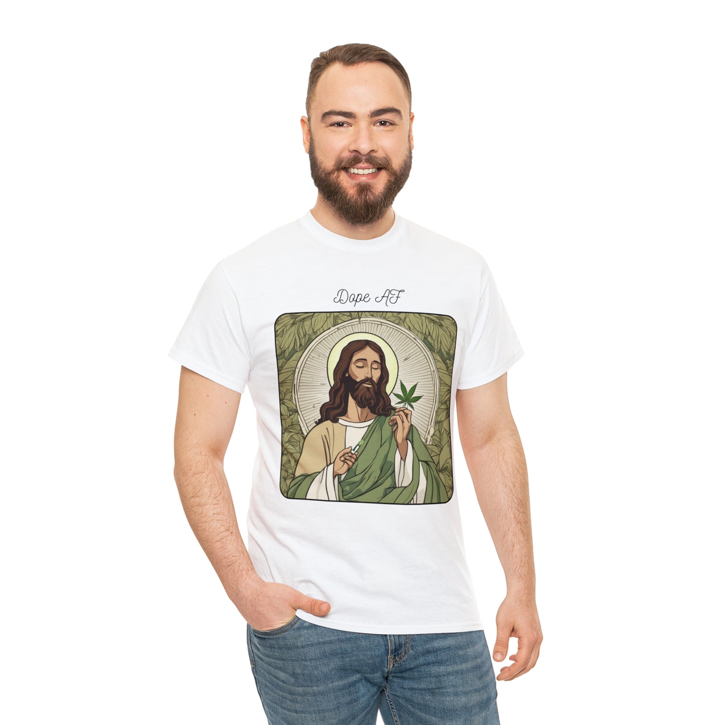 Unisex Heavy Cotton Tee Cannabis Enthusiast Series Dope