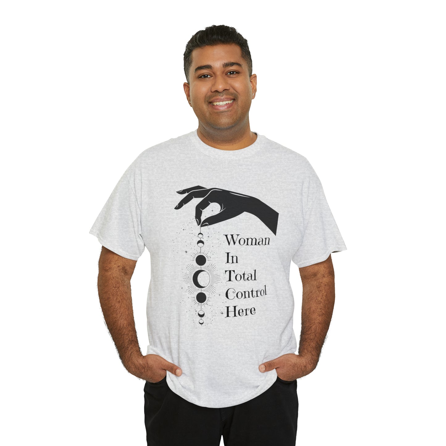 Woman In Total Control Here Tee, Graphic Tshirt