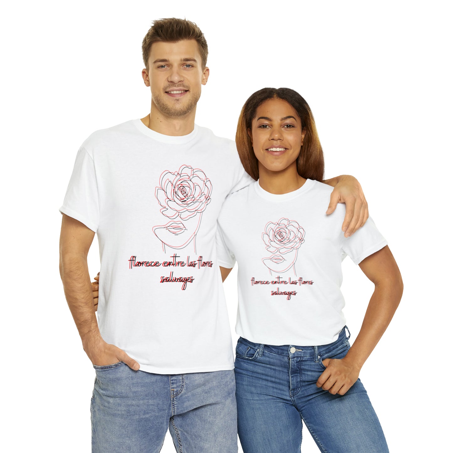 Florece Graphic Tshirt Unisex Heavy Cotton Tee