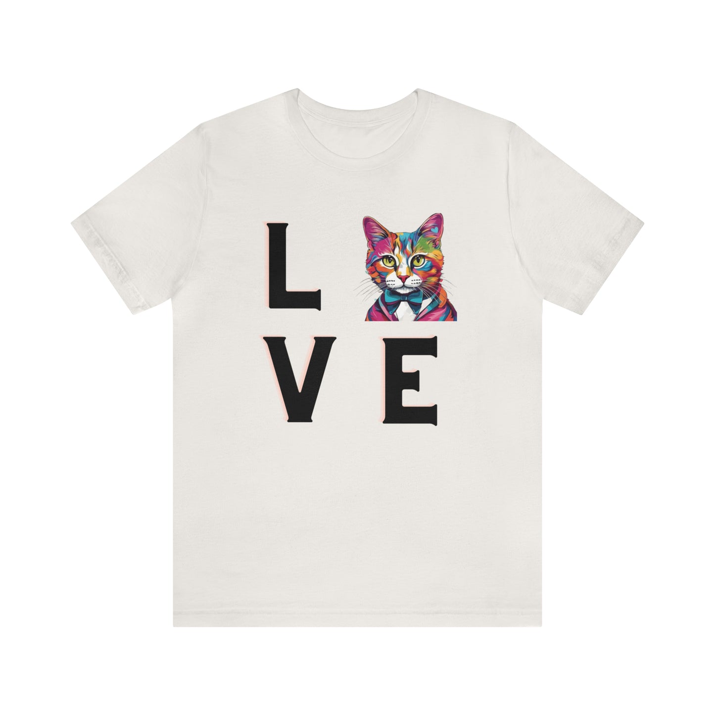 Mr. Kitty Cat LOVE Unisex Jersey Short Sleeve Tee