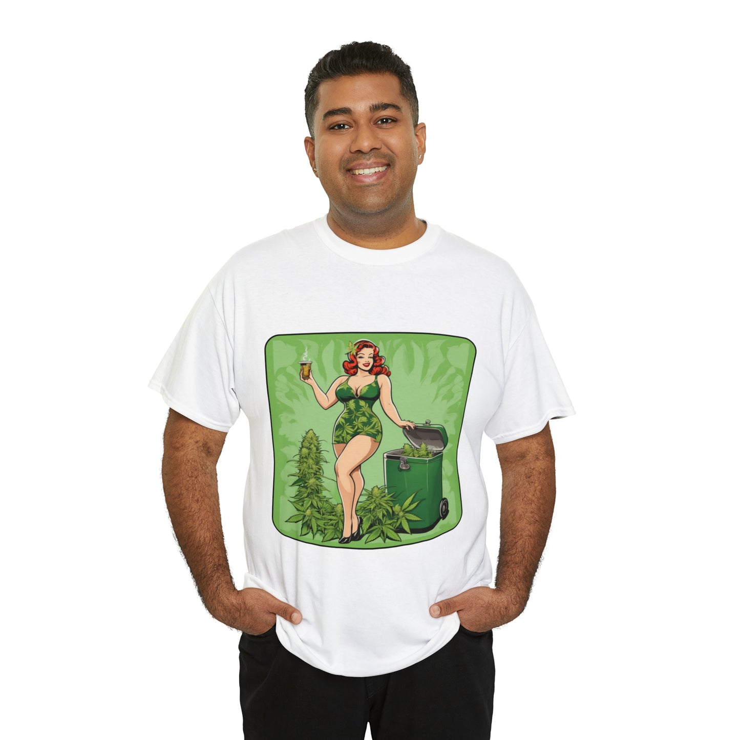 Unisex Heavy Cotton Tee Cannabis Enthusiast No. 12
