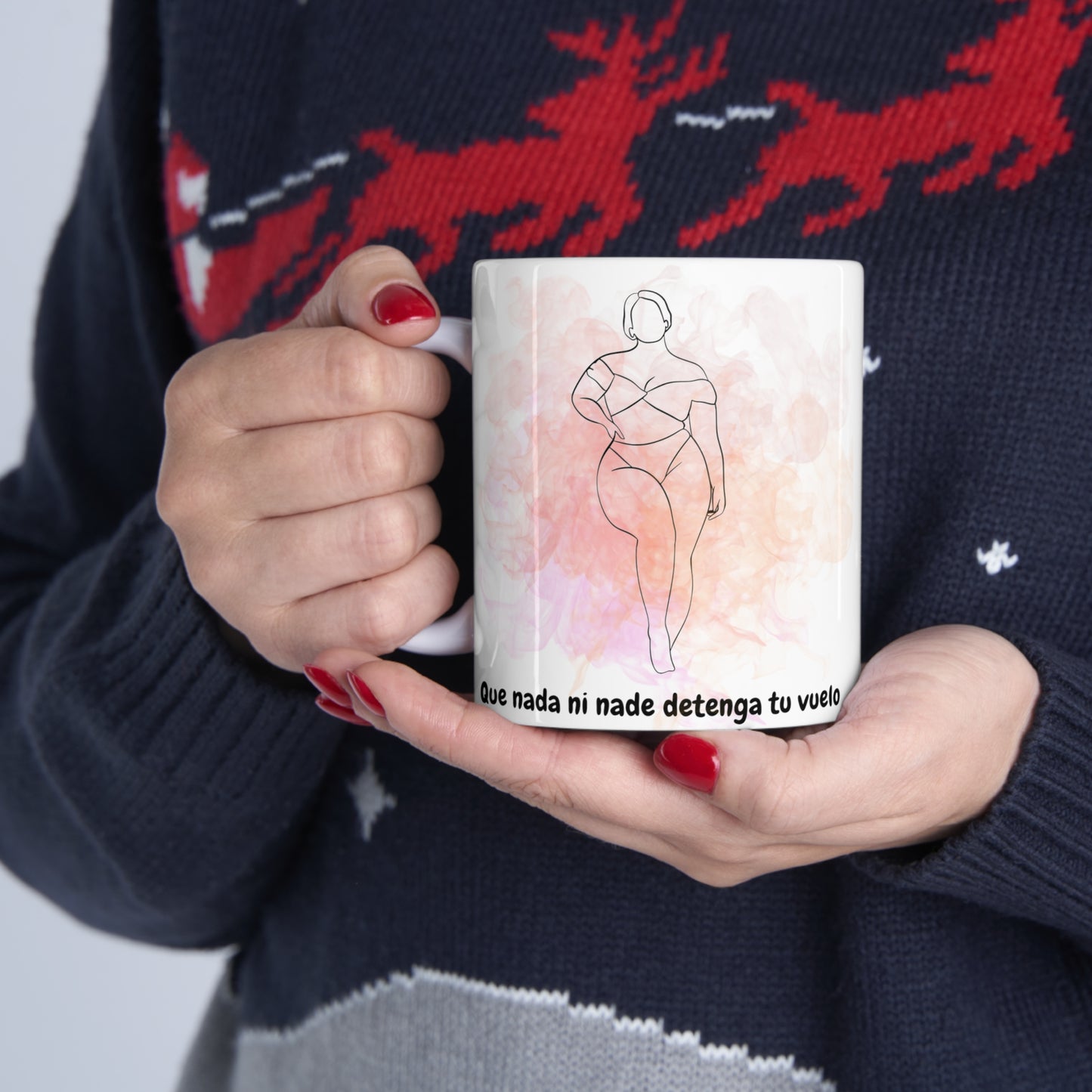 Que Nada Detenga Tu Vuelo Ceramic Mug 11oz
