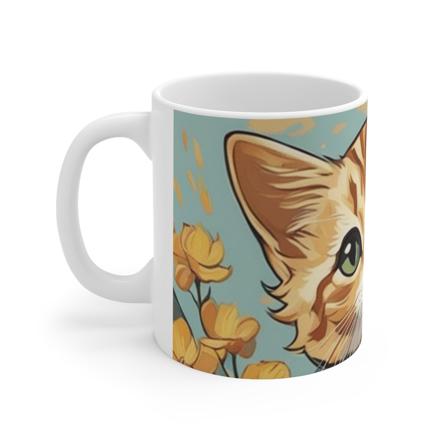 Ceramic Mug 11oz Kitten Love Series