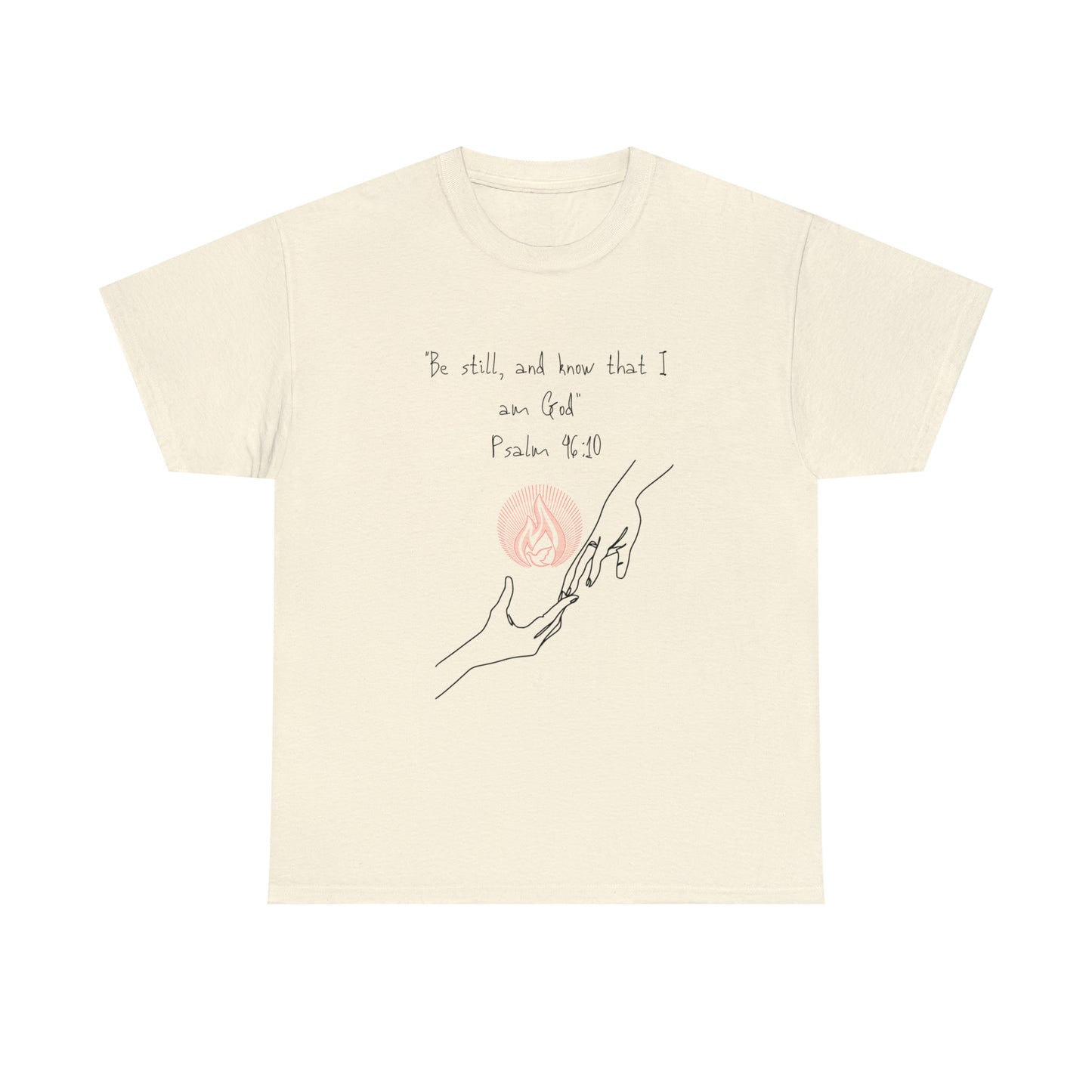 Psalm 46:10 Graphic Tshirt Unisex Heavy Cotton Tee