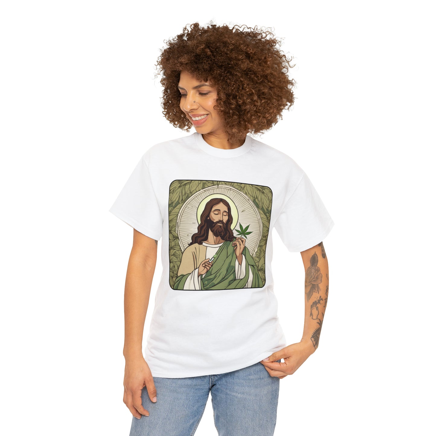 Unisex Heavy Cotton Tee Cannabis Enthusiast No.4