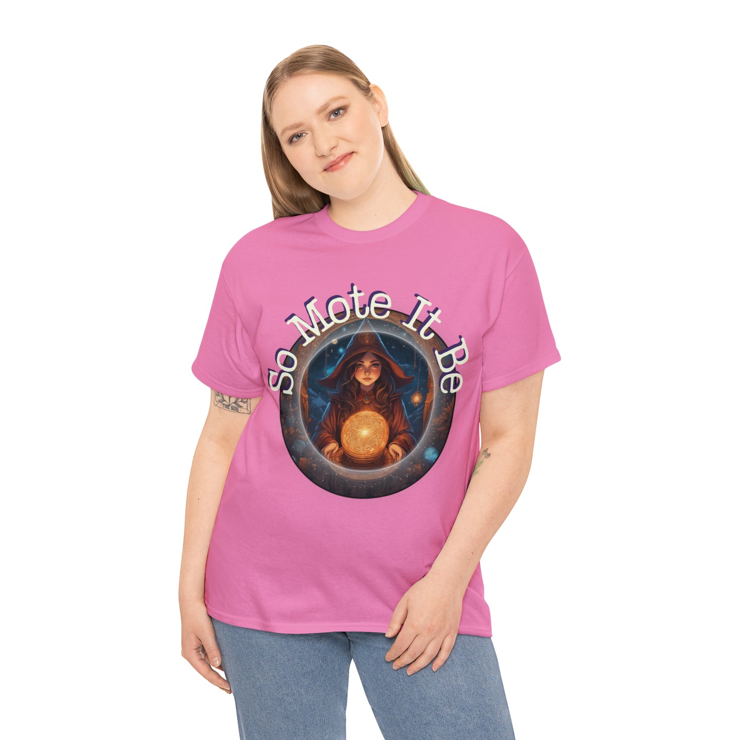 Unisex Heavy Cotton Tee So Mote It Be