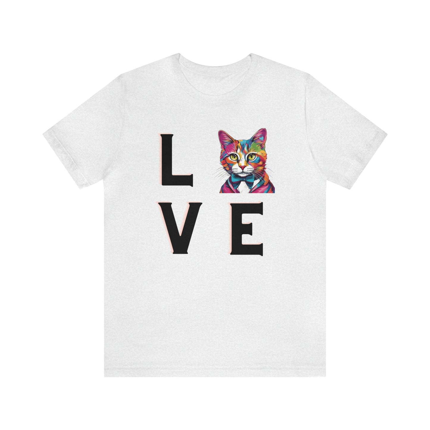 Mr. Kitty Cat LOVE Unisex Jersey Short Sleeve Tee