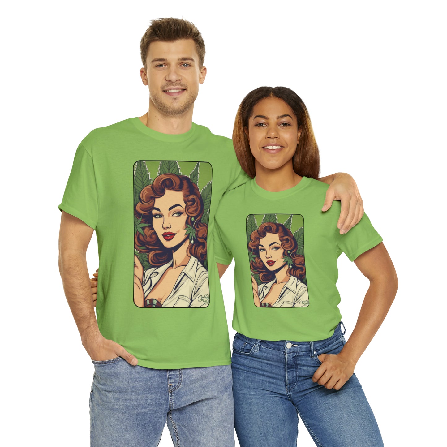 Unisex Heavy Cotton Tee Cannabis Enthusiast No. 10