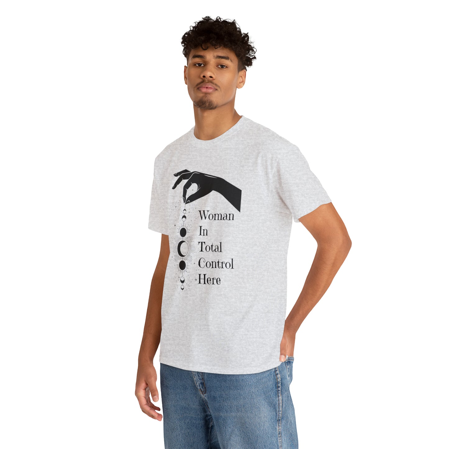 Woman In Total Control Here Tee, Graphic Tshirt