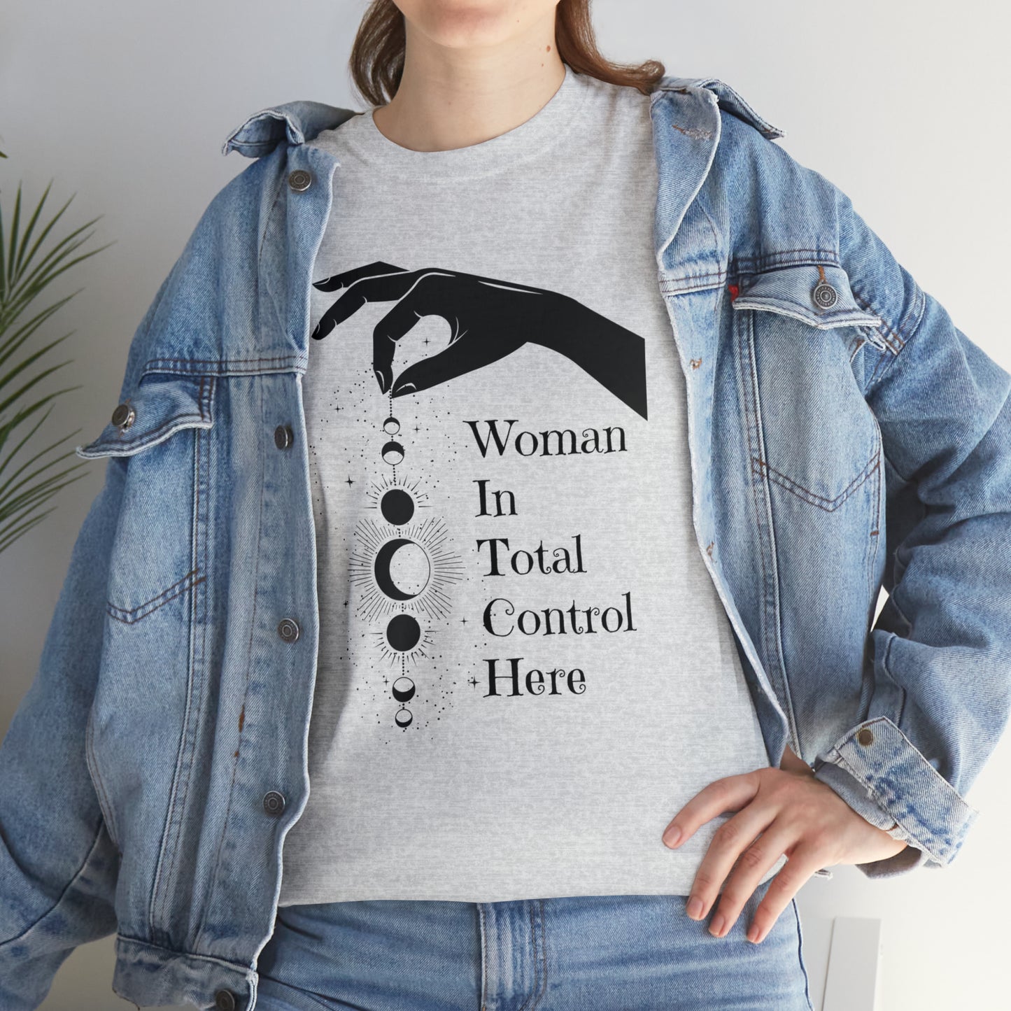Woman In Total Control Here Tee, Graphic Tshirt