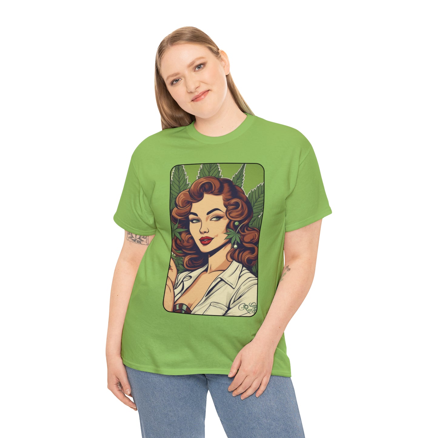 Unisex Heavy Cotton Tee Cannabis Enthusiast No. 10