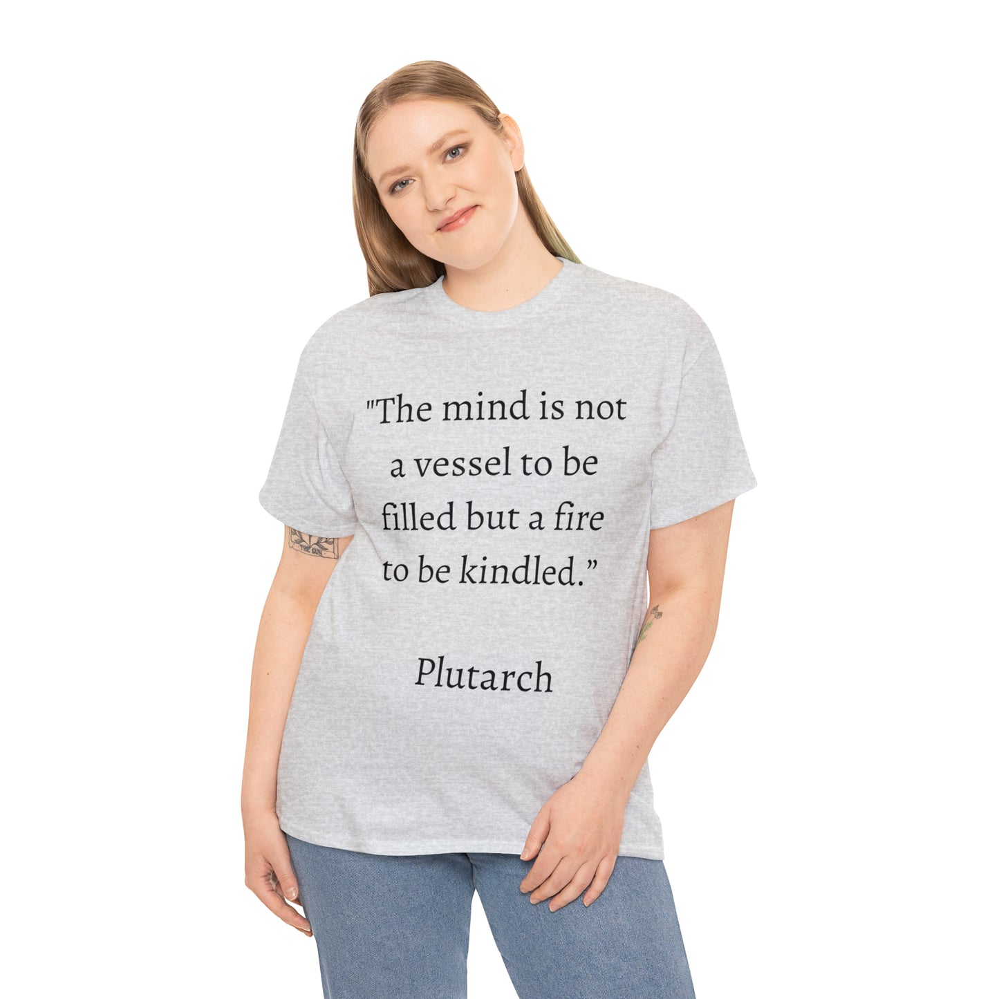 Unisex Heavy Cotton Tee Quotes Plutarch