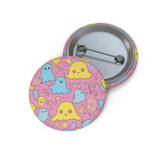 Custom Pin Buttons Discreet PRIDE