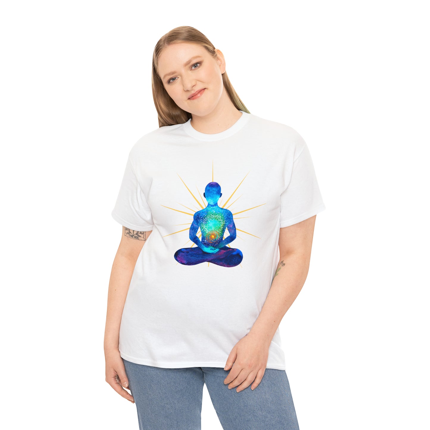 Namaste Fire Element Unisex Heavy Cotton Tee