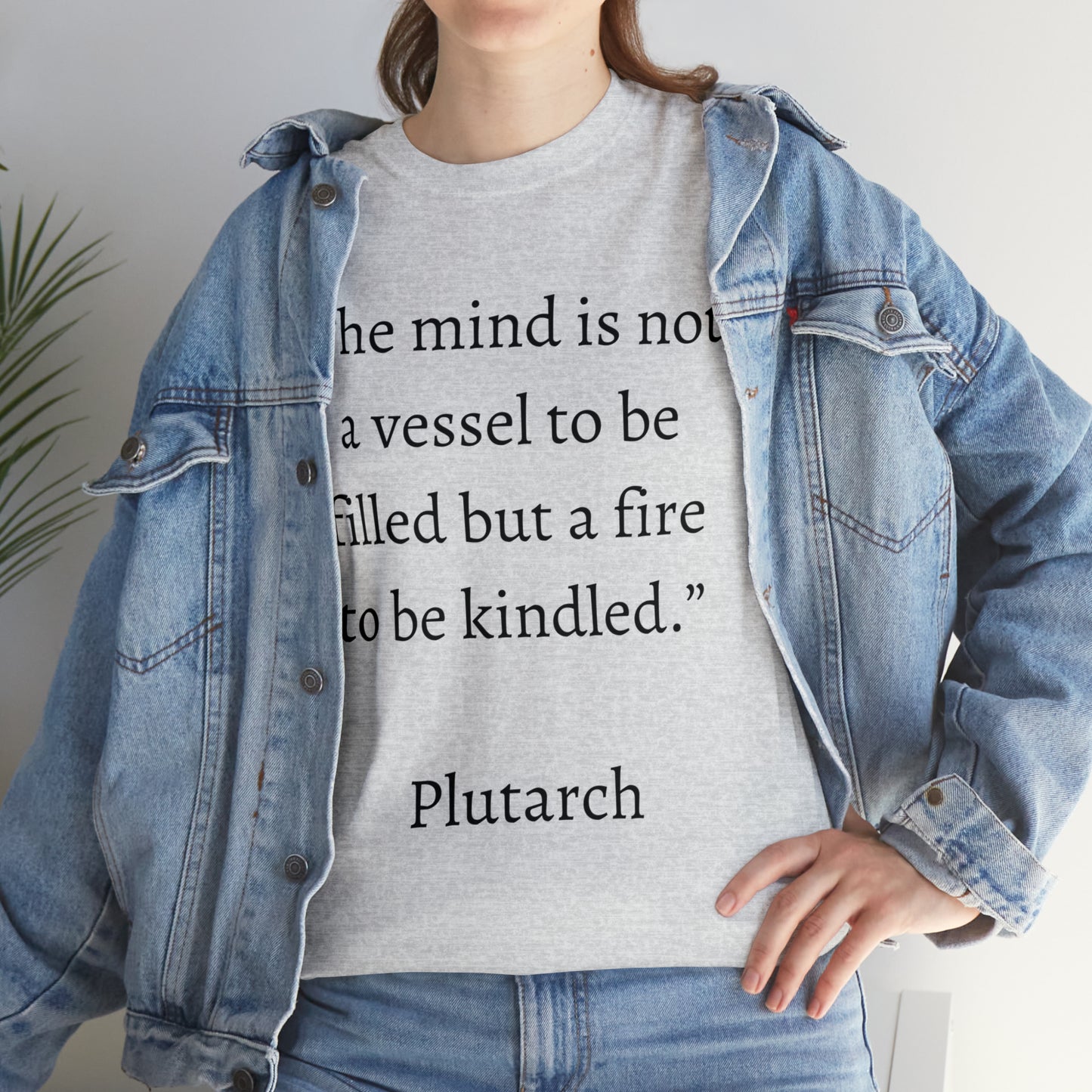 Unisex Heavy Cotton Tee Quotes Plutarch