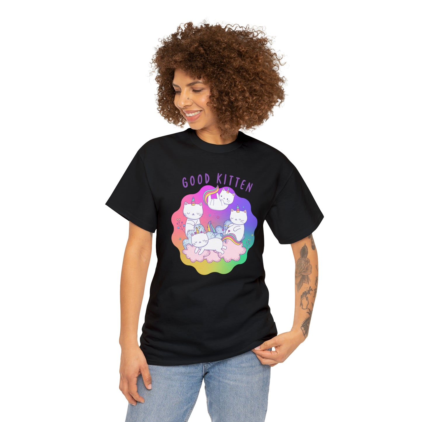 Good Kitten Graphic Tshirt Unisex Heavy Cotton Tee