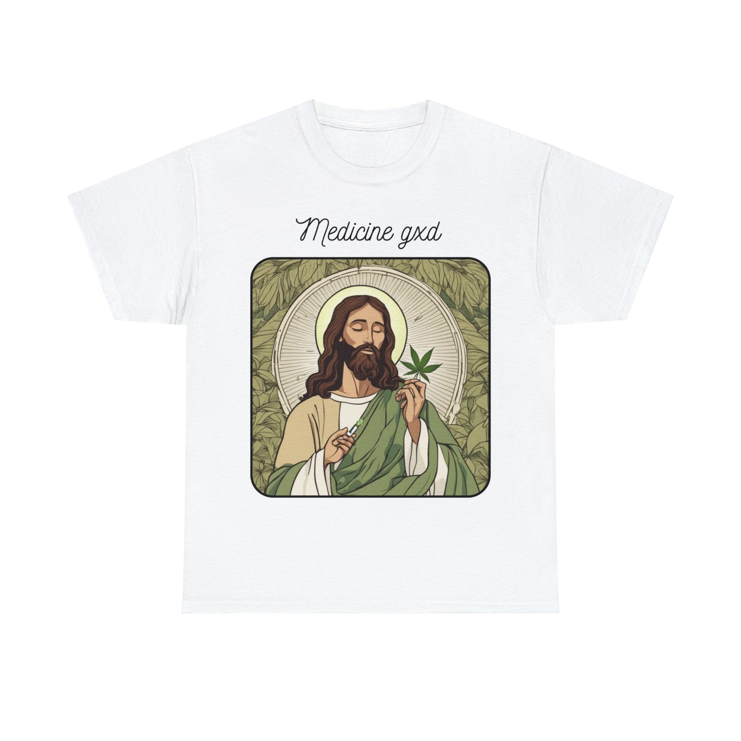Unisex Heavy Cotton Tee Cannabis Enthusiast Medicine Woman Series No. 4