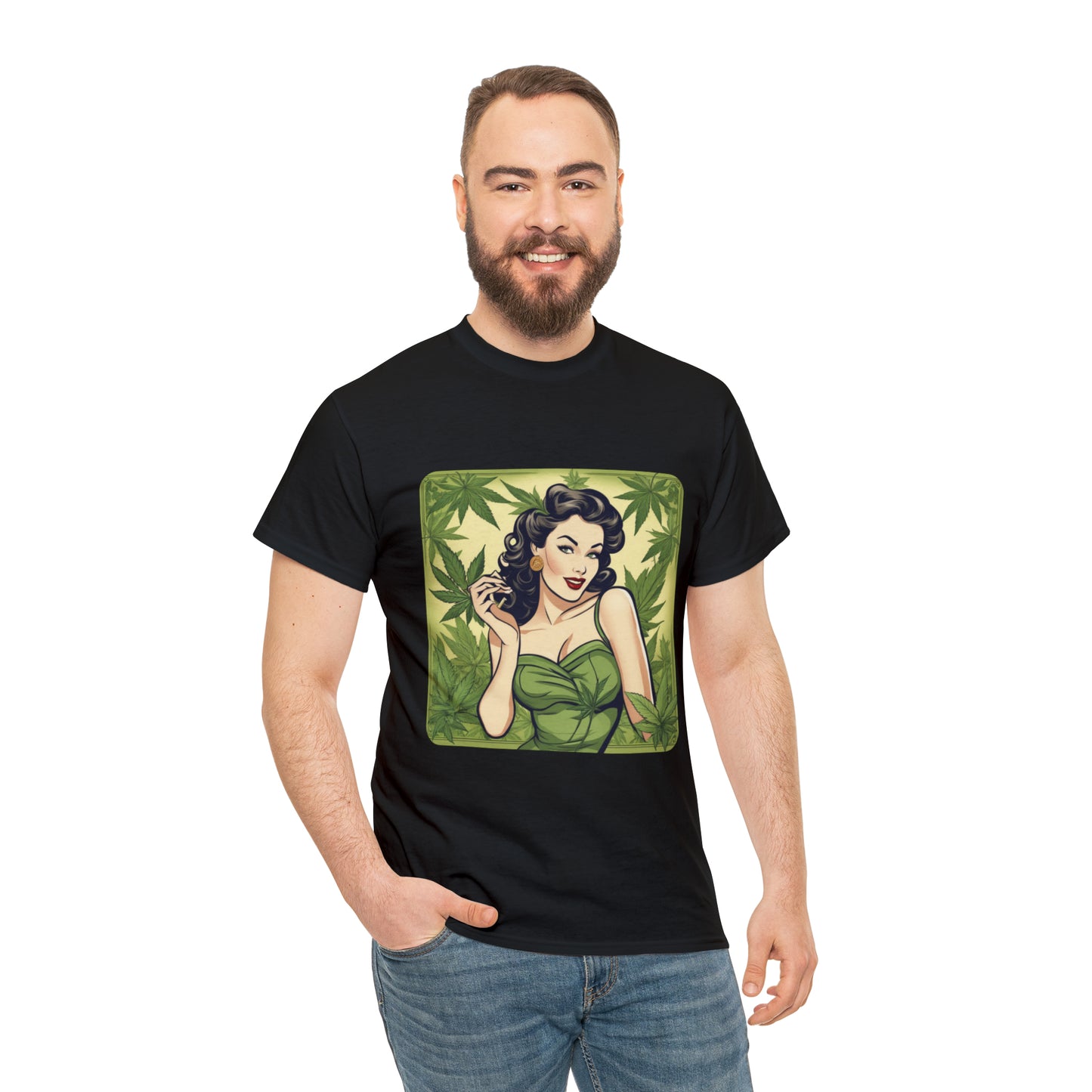 Unisex Heavy Cotton Tee Cannabis Enthusiast No. 11